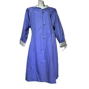 mulberry street purple Two Tone rain trench coat jacket Size 11/12